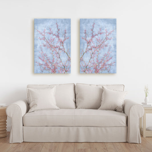 Redbud Branches Canvas Set of 2