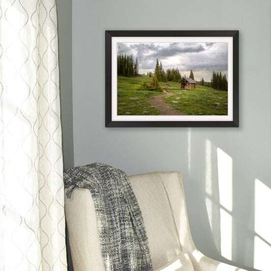 St Albans Chapel photography print from the Snowy Range in Wyoming