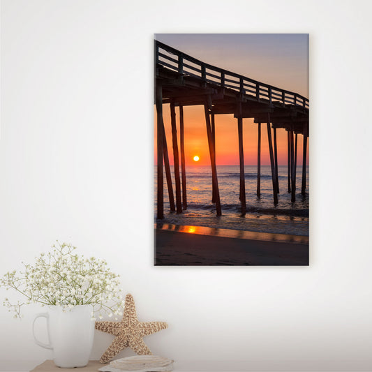 Avon Pier Sunrise Canvas