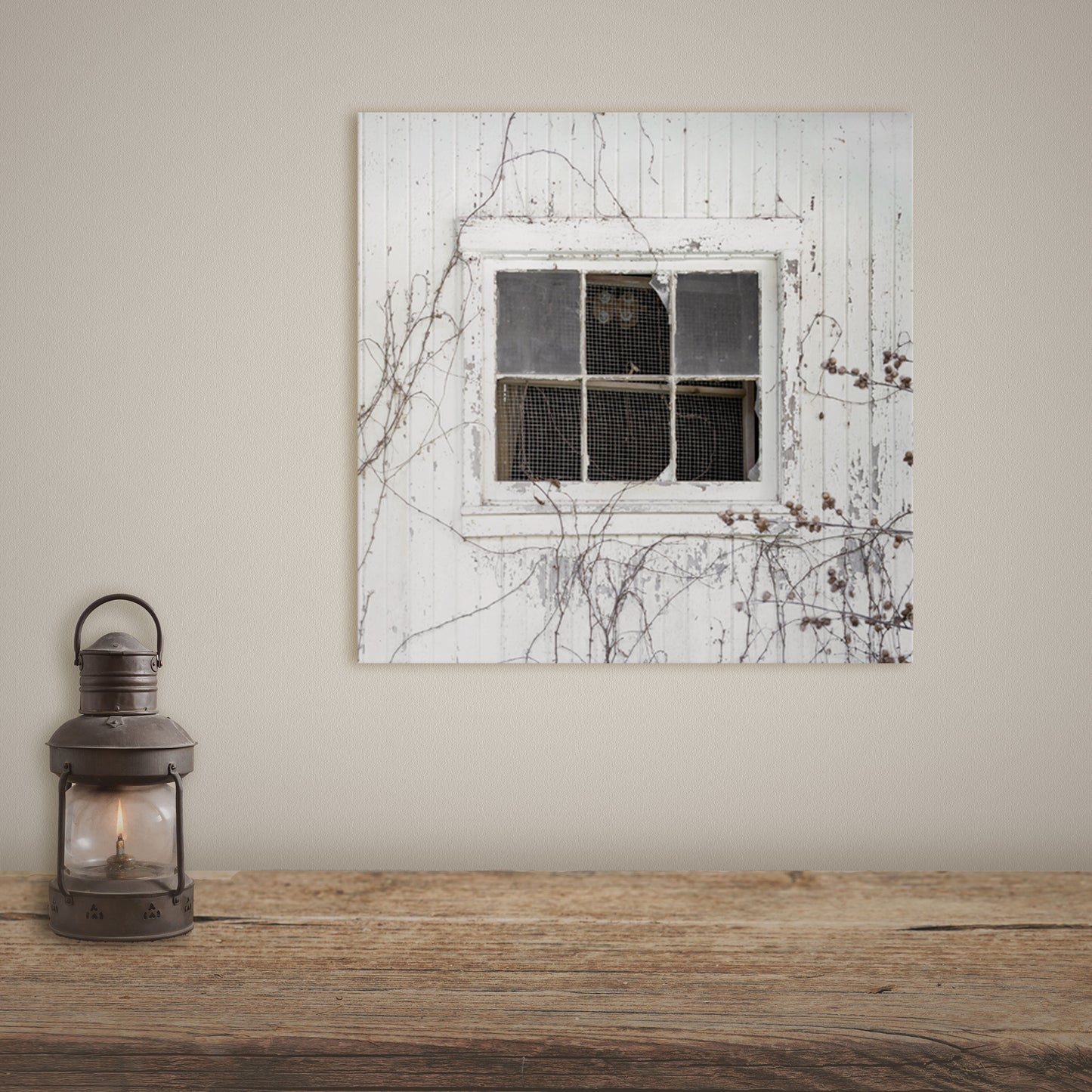Barn Window Canvas