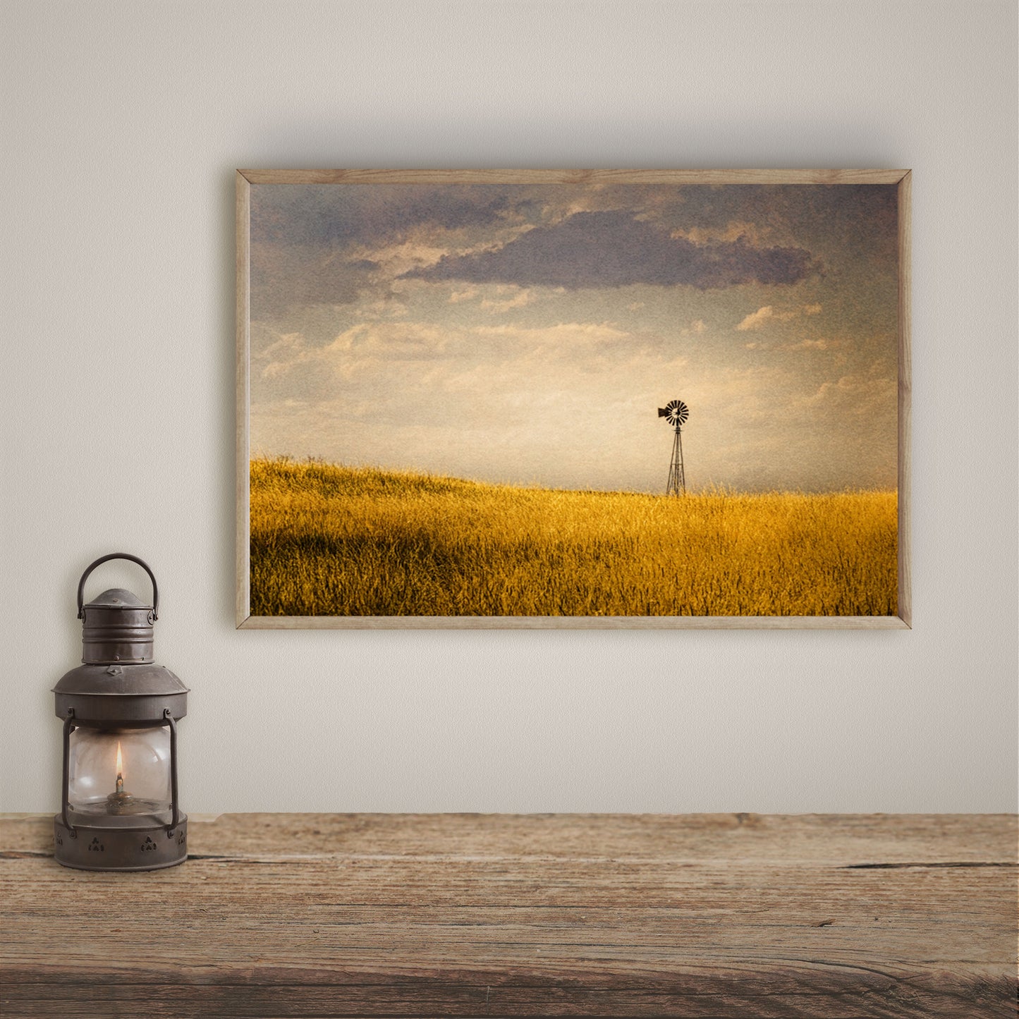 photography wall art print of a windmill