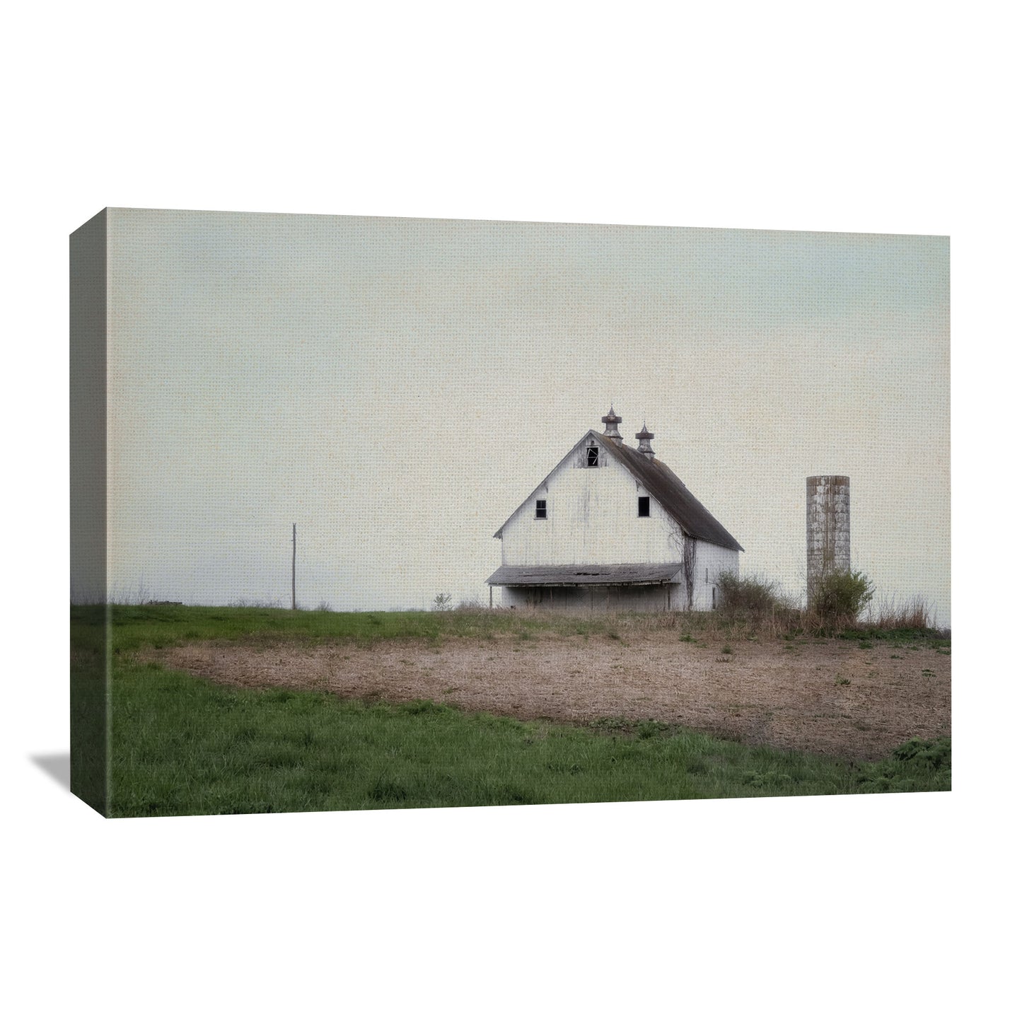 Old White Barn Canvas