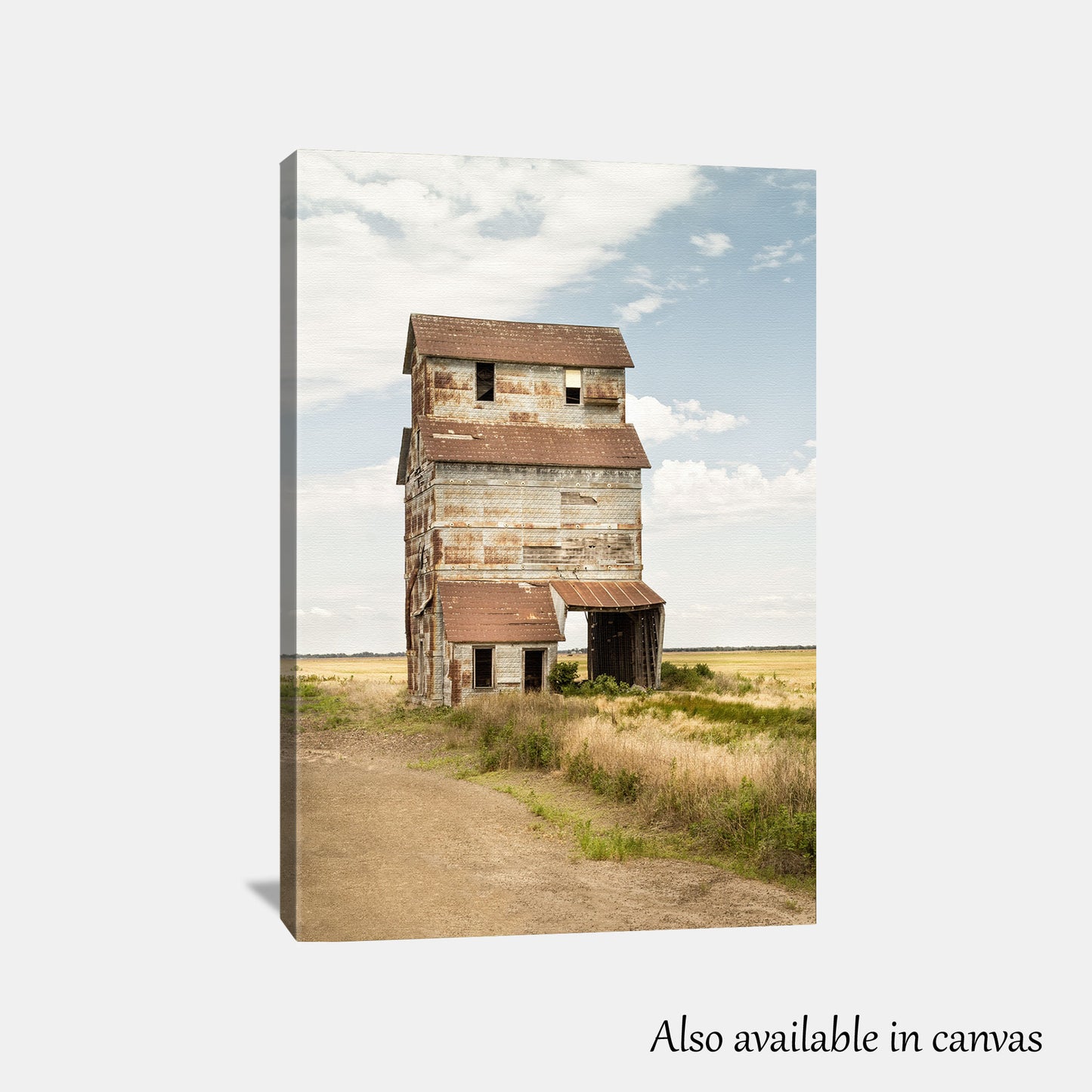 Photograph of the artwork beautifully presented on a gallery-wrapped canvas, suggesting an additional format option. This artwork is also available as a canvas print for those interested in a ready-to-hang solution.