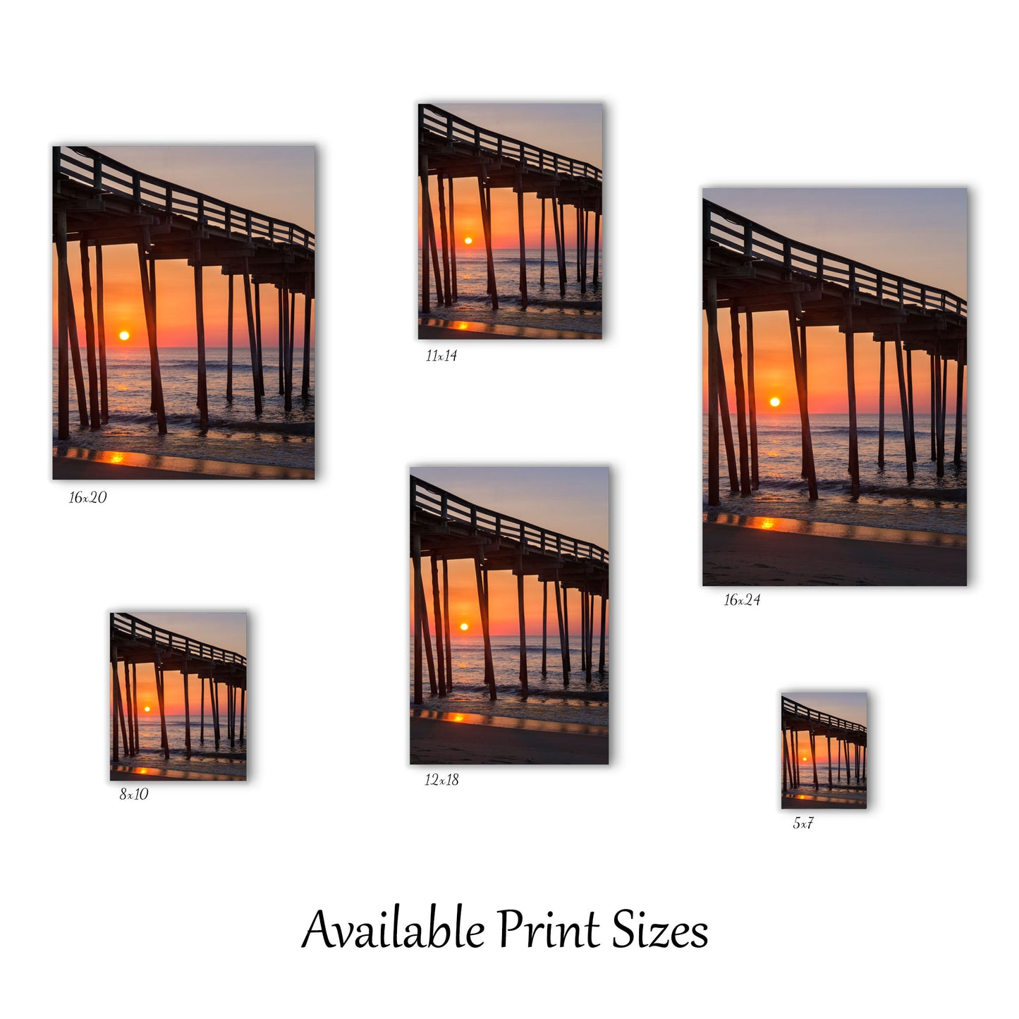 Avon Pier Sunrise Print
