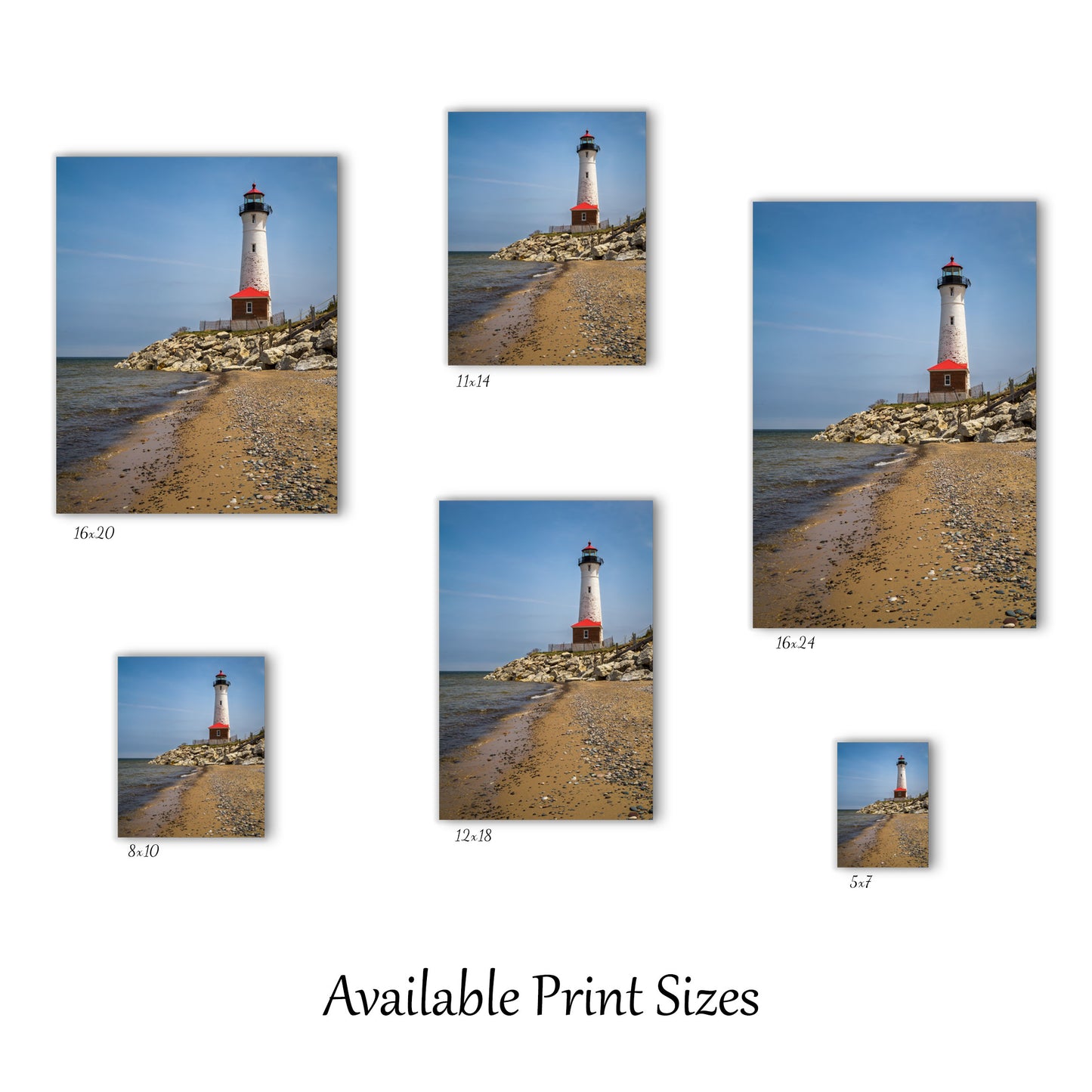 Crisp Point Lighthouse Print