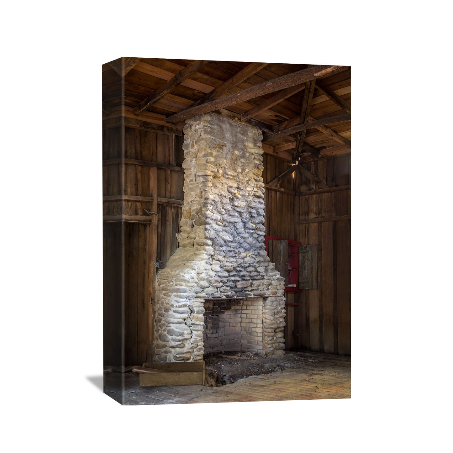 canvas wall art of a chimney in elkmont tennessee