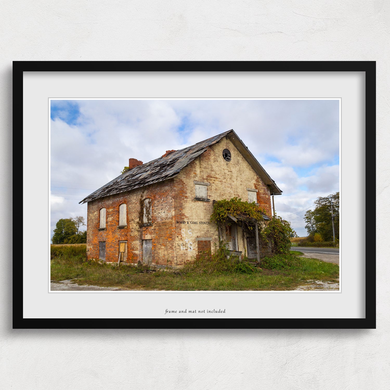 abandoned architecture photography print