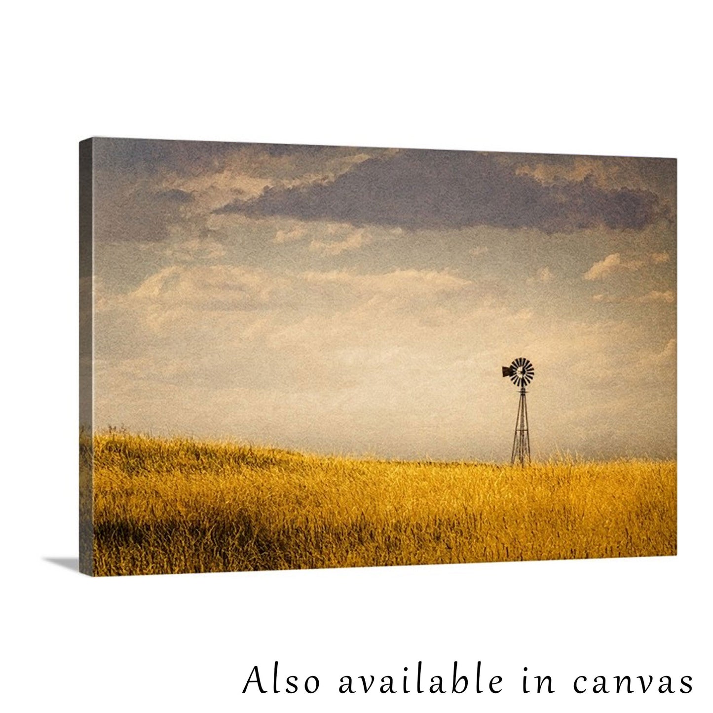 Nebraska Windmill Print