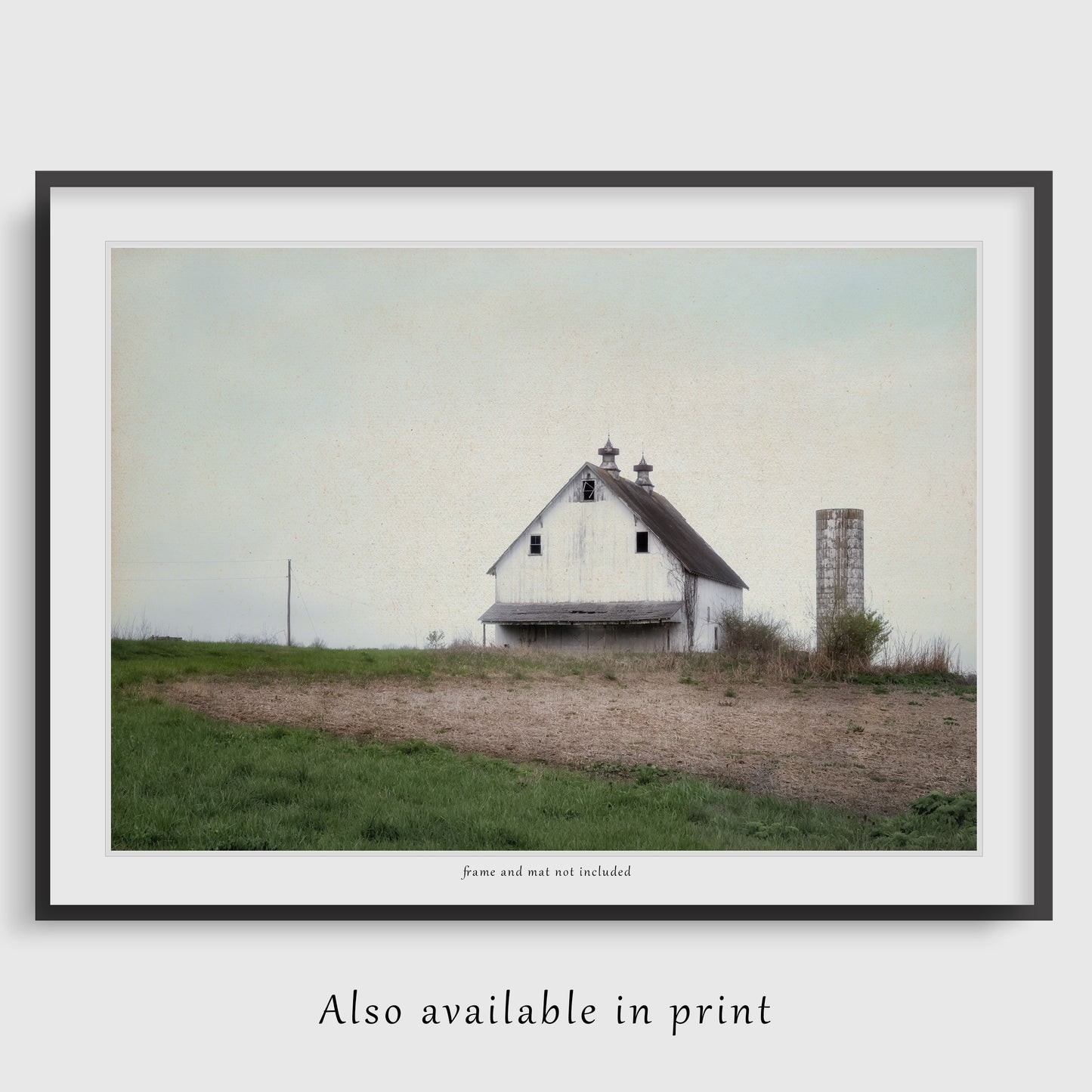 Old White Barn Canvas