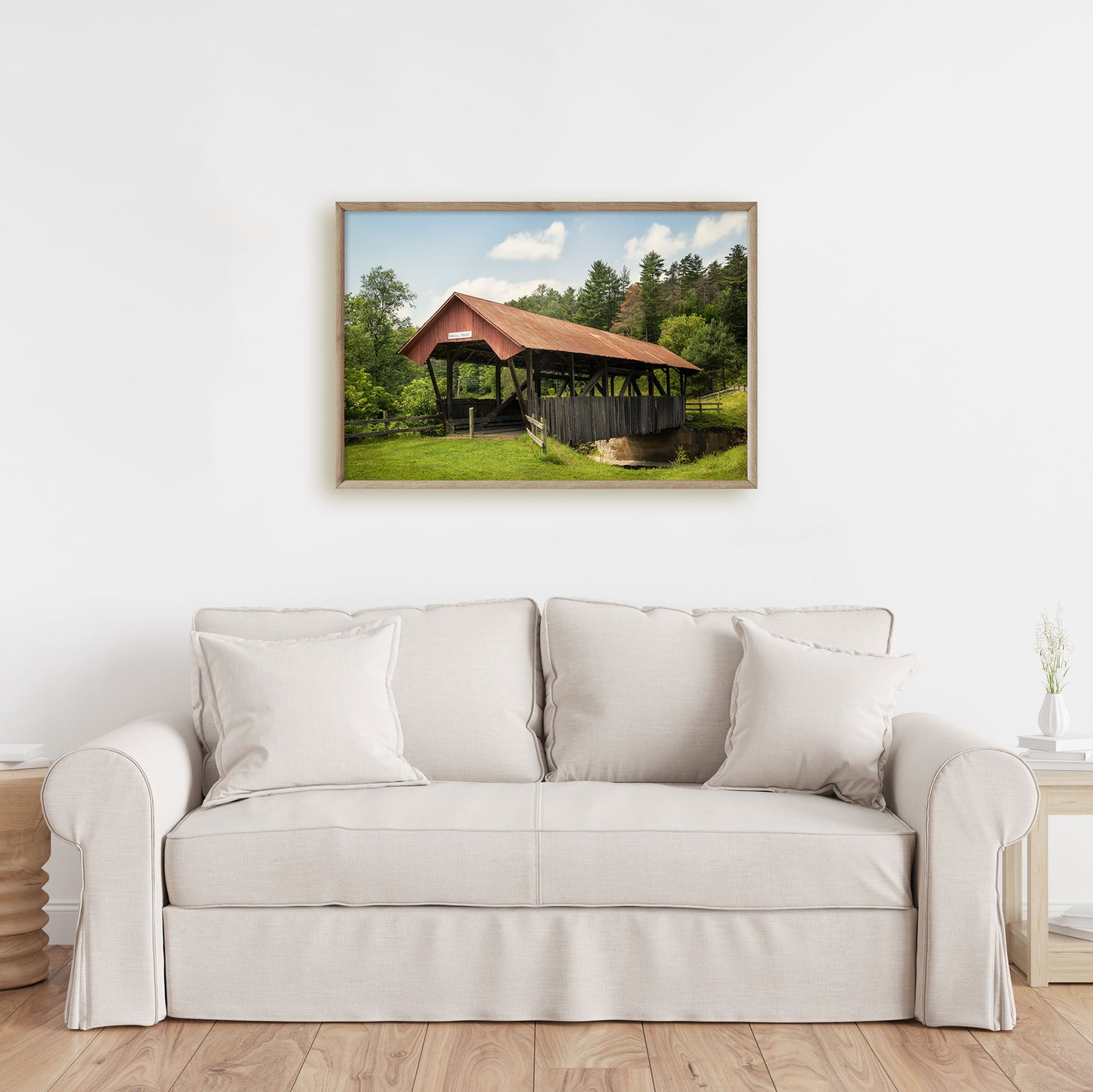 photography print of a Vermont covered bridge