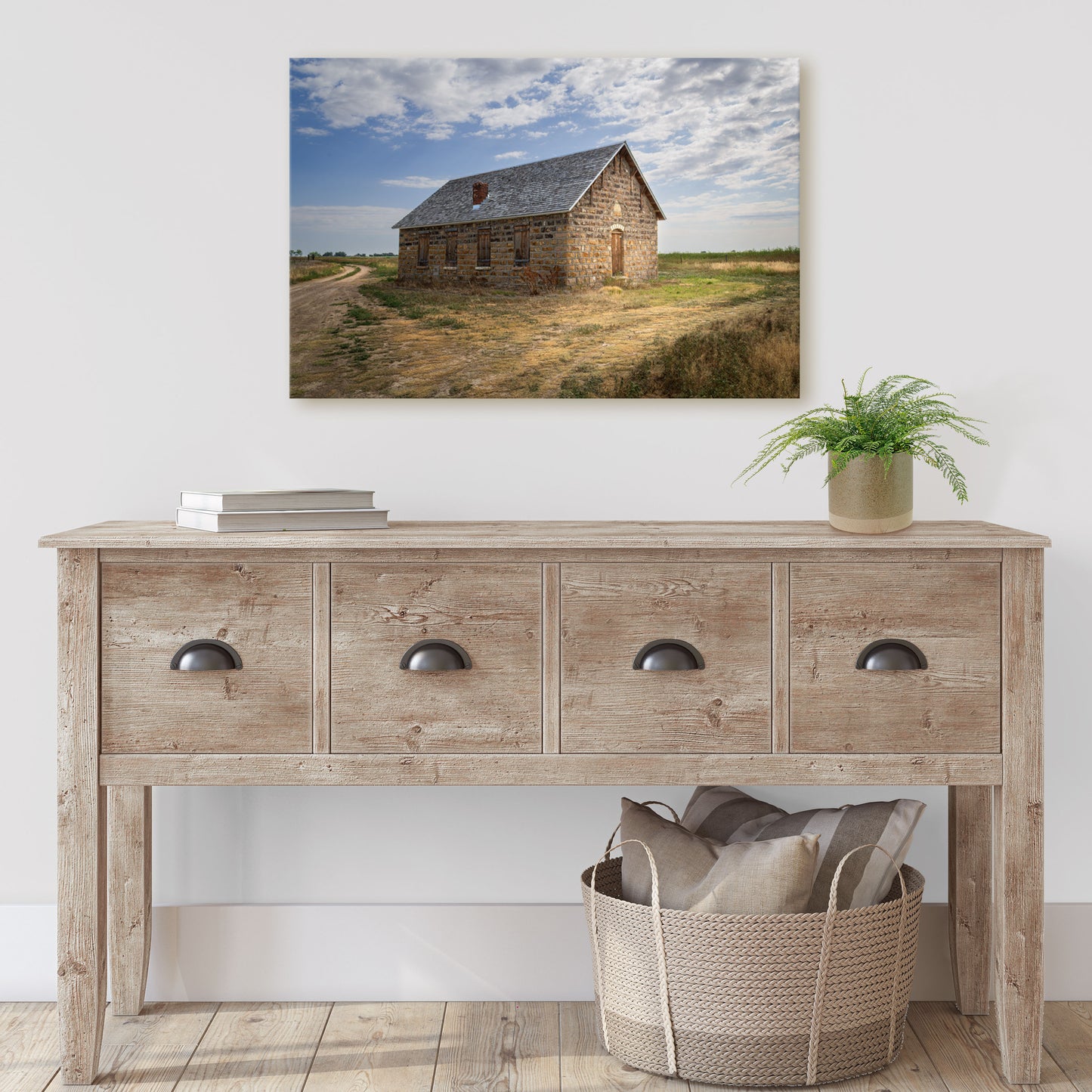 Wall art canvas featuring Star Schoolhouse in Bent county Colorado